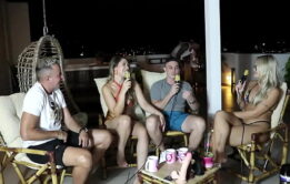 NOIVA SAFADA TRANSANDO AO AR LIVRE NO PRIMEIRO ENCONTRO